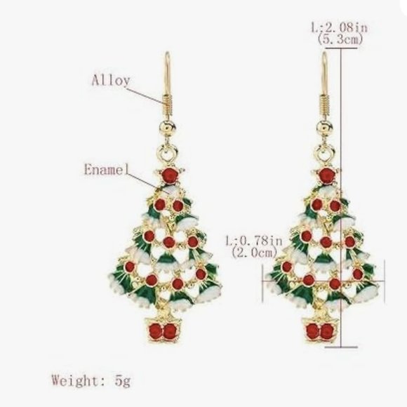 Xmas Dress Up Jewelry Earrings - Picture 2 of 4